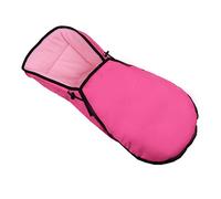 Bambiniwelt Chancelière d'hiver universelle compatible avec coque bébé Maxi Cosi avec polaire uni (rose)