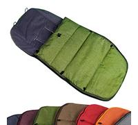 BAMBINIWELT Chancelière d'hiver universelle pour poussette BUGABOO avec doublure en polaire (Mod-K), vert, Décontracté