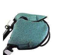 Bambiniwelt Gants chauffants universels pour poussette, buggy Jogger avec laine 2 pièces (olive chiné) XX