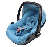 Bambiniwelt Housse de rechange compatible avec Maxi-Cosi Pebble pour siège bébé 5 pièces (étoiles turquoises)