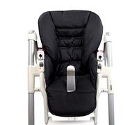 Bambiniwelt Housse de rechange compatible avec Peg Perego Prima Pappa-Diner (noir)