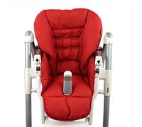 Bambiniwelt Housse de rechange pour coussin d'assise compatible avec Peg Perego Prima Pappa-Diner mélangé (rouge chiné)