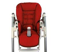 Bambiniwelt Housse de rechange pour coussin d'assise compatible avec Peg Perego Prima Pappa-Diner (rouge)