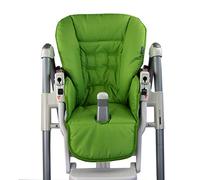 Bambiniwelt Housse de rechange pour coussin d'assise compatible avec Peg Perego Prima Pappa-Diner (vert clair)