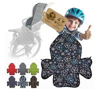 Bambiniwelt Housse de rechange pour siège de vélo compatible avec Römer Jockey Design MOD 2 (fleurs grises)