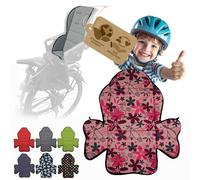 Bambiniwelt Housse de rechange pour siège de vélo compatible avec Römer Jockey Design MOD 2 (fleurs roses roses)