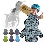 Bambiniwelt Housse de rechange pour siège de vélo compatible avec Römer Jockey Design MOD 3 (bleu clair 70ies)