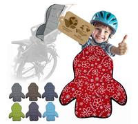 Bambiniwelt Housse de rechange pour siège de vélo compatible avec Römer Jockey Design MOD 3 (fleurs rouges)