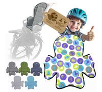 Bambiniwelt Housse de rechange pour siège de vélo compatible avec Römer Jockey Design MOD 5 (éléphants verts)