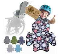 Bambiniwelt Housse de rechange pour siège de vélo compatible avec Römer Jockey Design MOD 5 (fleurs rouges marines)