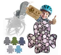 Bambiniwelt Housse de rechange pour siège de vélo compatible avec Römer Jockey Design MOD 5 (fleurs noires et lilas)