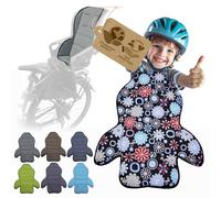Bambiniwelt Housse de rechange pour siège de vélo compatible avec Römer Jockey Design MOD3 (fleurs rouges marines)