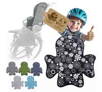 Bambiniwelt Housse de siège de rechange pour siège de vélo compatible avec Römer Jockey Design MOD 5 (fleurs noires et blances)