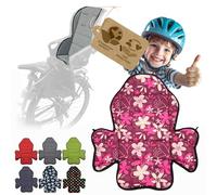 Bambiniwelt Housse de siège de rechange pour siège de vélo compatible avec Römer Jockey Design MOD 2 (fleurs roses bordeaux)