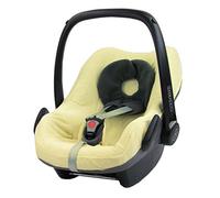 Bambiniwelt Housse d'été en tissu éponge compatible avec Maxi Cosi Pebble (jaune clair)