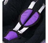 BAMBINIWELT Lot de coussinets de ceinture pour siège auto Compatible Maxi Cosi Cabrio Fix Citi (Violet ORG)