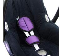 BAMBINIWELT Lot de coussinets de ceinture universels pour siège auto, compatible avec Maxi Cosi Cybex (violet)
