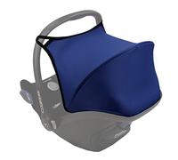 BAMBINIWELT Pare-soleil pour siège bébé compatible avec Maxi Cosi Cabrio-FIX + protège-ceinture gratuit (bleu)