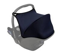 BAMBINIWELT Pare-soleil pour siège bébé compatible avec Maxi Cosi Cabrio-FIX + rembourrage de ceinture gratuit (marine)
