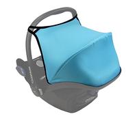 BAMBINIWELT Pare-soleil pour siège bébé compatible avec Maxi Cosi Cabrio-FIX + rembourrage de ceinture gratuit (turquoise)