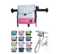 BAMBINIWELT Sacoche de guidon pour enfant - Sacoche de vélo pour enfant - Sacoche de vélo et panier de guidon avec bandoulière - Compatible avec Puky, Woom & Roller - Imperméable et robuste - Couleur