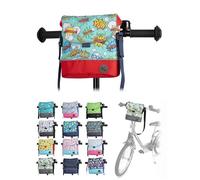 BAMBINIWELT Sacoche de guidon pour enfant - Sacoche de vélo pour enfant - Sacoche de vélo et panier de guidon avec bandoulière - Compatible avec Puky, Woom & Roller - Imperméable et robuste - Couleur