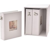 Bambino Blanc Set de 3 albums pour 24 x 4 x 6 tirages WD462 (Taille unique) (Blanc)