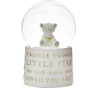 Bambino Boule à eau en résine synthétique avec musique *(18/12)* WD384 (Taille unique) (Blanc)