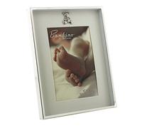 Bambino Cadre en peluche plaqué argent 10,2 x 15,2 cm