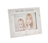 Bambino Cadre photo Me and Sister avec motif ourson en relief
