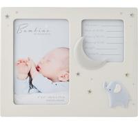 Bambino Data Cadre photo avec symbole d'éléphant 4 x 6 WD324 (Taille unique) (Gris)