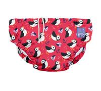 Bambino Mio, Couche de bain Lavable Révolutionnaire, pour bébés et tout-petits, unisexe, pour garçons et filles, macareux moine, XL (2 ans et +)