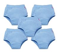 Bambino Mio Culotte d'apprentissage lavable, lot de 5, unisexe (2-3 ans - Bleu) Pour les garçons et les filles