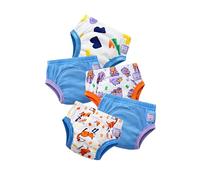 Bambino Mio Culotte d'apprentissage lavable, lot de 5, unisexe (3-4 ans - Bleu Pop) Pour les garçons et les filles