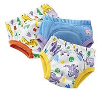 Bambino Mio, Culotte d'apprentissage Lavable, unisexe, pour garçons et filles, lot de 3, courage des dinos, 3-4 ans