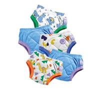 Bambino Mio Culotte d'Apprentissage Propreté Coton Lot de 5, Réutilisable | Culotte d'apprentissage propreté 3-4 ans en coton, lavable et réutilisable pour accompagner la transition des couches.