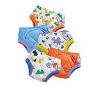 Bambino Mio culottes d’apprentissage de la propreté lavables et réutilisables en coton, LOT DE 5 Dinosaures Courageux (3-4 ans), MARQUE BRITANNIQUE PRIMÉE, pour garçons et filles, bébé