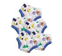 Bambino Mio culottes d’apprentissage de la propreté lavables et réutilisables en coton, LOT DE 5, Pop (3-4 ans), MARQUE BRITANNIQUE PRIMÉE, pour garçons et filles, bébé