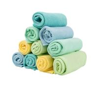 Bambino Mio (Lot de 10) | Cotton Lingettes bébé réutilisables, PASTELS - Lingettes lavables pour peaux sensibles, séchage rapide et résistantes