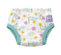 Bambino Mio MEILLEURES Culotte Apprentissage propreté (BONHEUR EN CIEL / 2 à 3 ans) Fille Garcon, Coton rembourrées pour bébé Propreté Enfant Doux Lavable