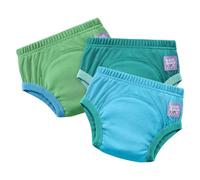Bambino Mio MEILLEURES Lot de 3 Culotte Apprentissage propreté (BLEU / 2 à 3 ans) Fille Garcon, Coton rembourrées pour bébé Propreté Enfant Doux Lavable
