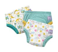 Bambino Mio MEILLEURES Lot de 3, Culotte Apprentissage propreté (CIEL BLEU / 4 à 5 ans) Fille Garcon, Coton rembourrées pour bébé Propreté Enfant Doux Lavable