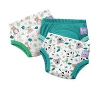 Bambino Mio MEILLEURES Lot de 3 Culotte Apprentissage propreté (OURS MIGNON / 2 à 3 ans) Fille Garcon, Coton rembourrées pour bébé Propreté Enfant Doux Lavable