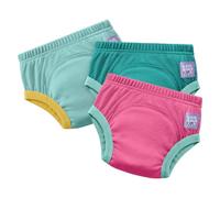 Bambino Mio MEILLEURES Lotd de 3, Culotte Apprentissage propreté (ROSE / 3 à 4 ans) Fille Garcon, Coton rembourrées pour bébé Propreté Enfant Doux Lavable