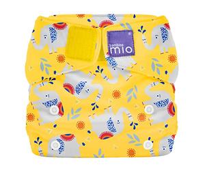 Bambino Mio, Miosolo Classique Couche Tout-En-Un, Couche Saine et Écologique, Éléphant Épatant