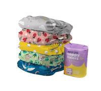 Bambino Mio, Pack de couches lavables, Le pack Essai,100 des voiles et 5 couches, Vos Héros