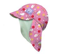 Bambino Mio, UPF 40+ Casquette de Bain bébé réversible, Protection Solaire (Bonheur en Ciel & 0 à 12 Mois), Couvre-Nuque intégré, Bébé et Tout-Petit