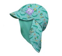 Bambino Mio, UPF 40+ Casquette de Bain bébé réversible, Protection Solaire (Croco Joueur & 1 à 3 Ans), Couvre-Nuque intégré, Bébé et Tout-Petit