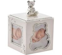 Bambino Ourson argenté Boîte cadre photo WD281 (Taille unique) (Argent)