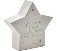 Bambino Tirelire en résine en forme d'étoile Twinkle Twinkle 15cm WD285 (Taille unique) (Argent)